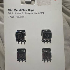 Lululemon Silver Metal Claw Clips Set
